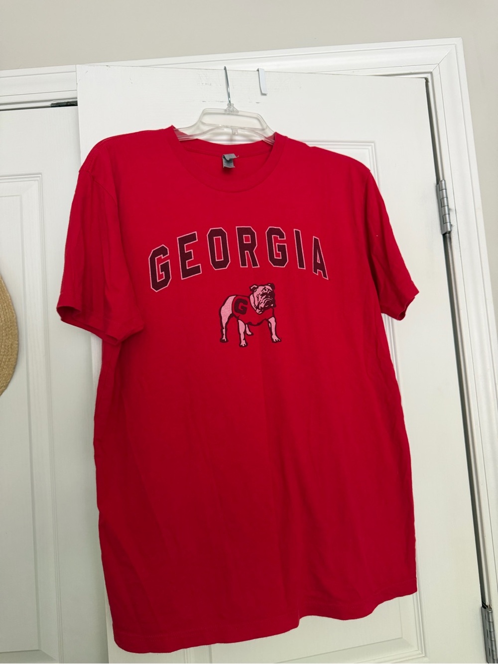 Georgia Bulldogs Red Graphic T-Shirt Size L